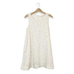 Cynthia Rowley Floral Dandelion Print 100% Linen Dress Size M